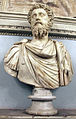 Busto di Marco Aurelio in uniforme militare (r. 161-180).