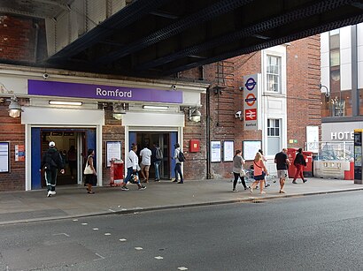 How to get to Romford Station with public transport- About the place