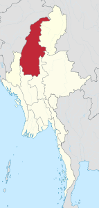 Regione di Sagaing – Localizzazione