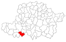 Umístění v Arad County