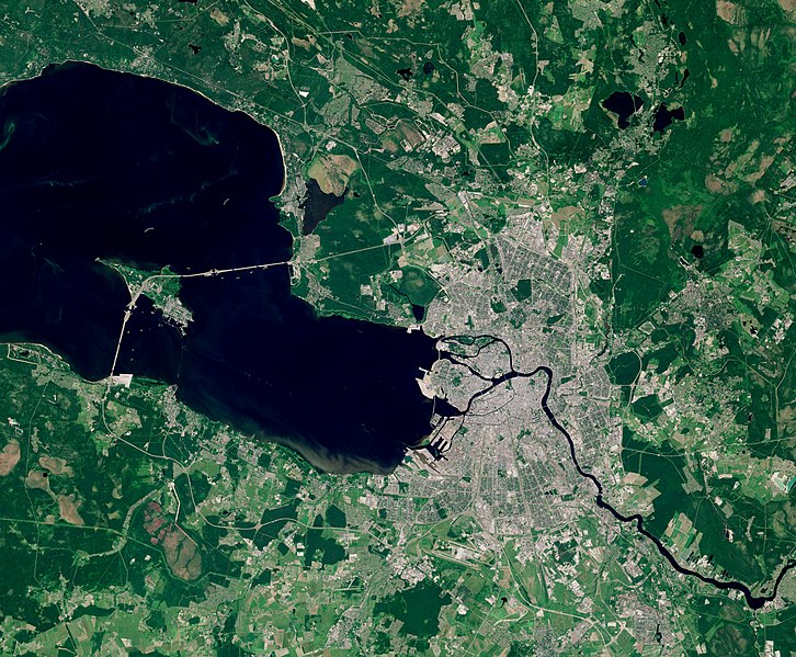 File:Saint Petersburg by Sentinel-2, 2020-07-17.jpg