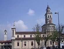 Veduta laterale del Santuario