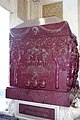 Sarcófagu de Constantina, fía de Constantín I, talláu en pórfido coloráu púrpura.