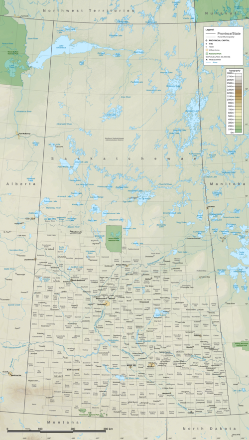 Rm Of Bjorkdale Map List Of Municipalities In Saskatchewan - Wikiwand