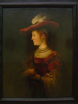 Saskia von Uylenburgh im Profil (Rembrandt) 3.JPG