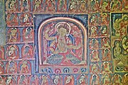 Buddhist frescos in Saspol caves / Ladakh, India