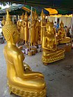 Buddha statues workshop at Wat Xayaphoum