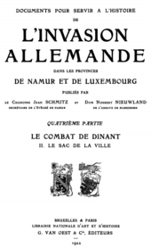 Titelseite des Werkes von Schmitz und Nieuwland.