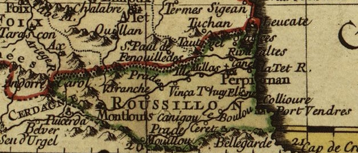 Kaart uit 1745