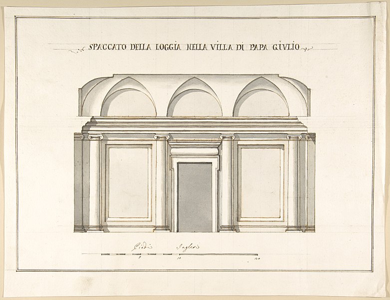 File:Section of the Loggia in the Villa of Pope Julius -III.- MET DP801727.jpg