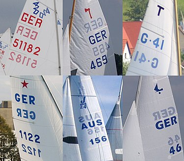 several sail emblems Segelzeichen.jpg