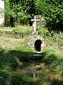 Français : Fontaine miraculeuse, ermitage de Bellevau, Sers, Charente, France