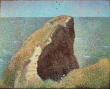Georges Seurat, Stiena kod Grandcampa, 1885.