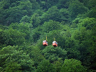 Shahrak-e Namak Abrud village in Mazandaran, Iran