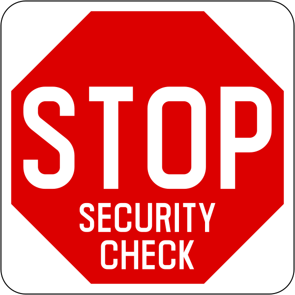 File:Singapore Road Signs - Restrictive Sign - Stop - Security Check - Type 3.svg