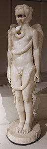 Statue du léontocéphale, mithréum de Sidon, 389. Musée du Louvre.