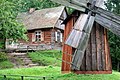 Windmühle und Wohnhaus in Nowogród