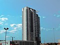 Skybridge, Chicago 8 September 2006 Photographed from the corner of Desplaines Street and Monroe Street.