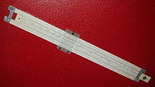 Typical ten-inch (25 cm) student slide rule (Pickett N902-T simplex trig) Sliderule.PickettN902T.agr.jpg