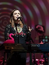 Rachel Goswell performing with Slowdive at Way Back When Festival 2017 in Dortmund Slowdive Fox Theater 1.jpg