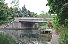 South Union Street Bridge over the Boardman in downtown Traverse City