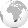 남아프리카 공화국의 지도