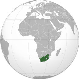 Map of South Africa