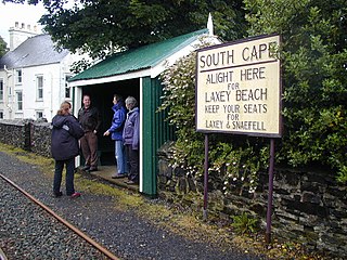 <span class="mw-page-title-main">South Cape Halt</span> Railway station in Isle of Man, the UK