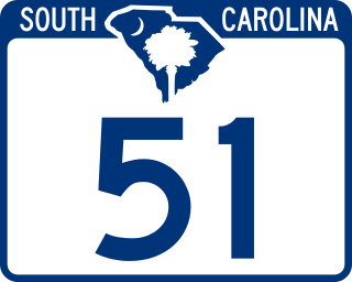 <span class="mw-page-title-main">South Carolina Highway 51</span> State highway in South Carolina