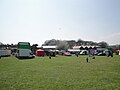 The Bustival 2011 event, held by bus company Southern Vectis at Havenstreet railway station, Isle of Wight. It is seen from the top deck of Provincial 590 (HOR 590E), which was on show at the event.