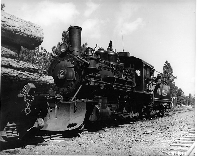 File:Southwest Lumber Mills locomotive, 1959.jpg