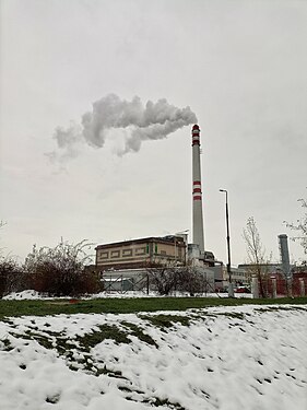 Incineration plant Malešice in Prague, Czech Republic