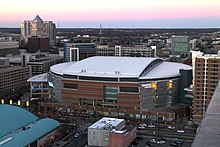 The Spectrum Center, home arena of the NBA's Charlotte Hornets