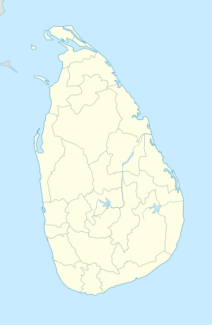 ГЕС Вікторія. Карта розташування: Шрі-Ланка