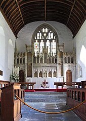 Interior of the church St Illtud, Llantwit Major, Glamorgan, Wales - Chancel - geograph.org.uk - 544786.jpg