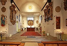 Interior view of the chancel St Pancras (Old Church), London NW1 - Chancel - geograph.org.uk - 1507240.jpg