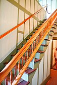 Stair railing at Winchester Mystery House.jpg