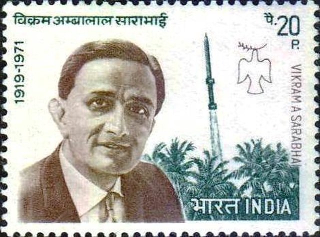 Vikram Sarabhai, known as the father of the Indian space program.