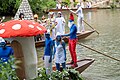 * Nomination: Smurf-Boat at Race-Day in Tübingen --Dktue 19:53, 23 June 2019 (UTC) * Review I would like the picture better if the second boat were sharper. I do not understand why was photographed with 1/1600 second and aperture 2. -- Spurzem 21:16, 23 June 2019 (UTC) For the matter of subject separation --Dktue 21:36, 23 June 2019 (UTC) Well, to achieve this effect for the boat in front, you would have had to stand lower and further to the left while taking the picture. But let's hear what others say about the photo. -- Spurzem 22:19, 23 June 2019 (UTC)