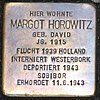 Stolperstein Margot Horowitz Wuppertal 800.jpg