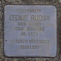 Stolperstein für Cecilie Rudnik (cropped).jpg