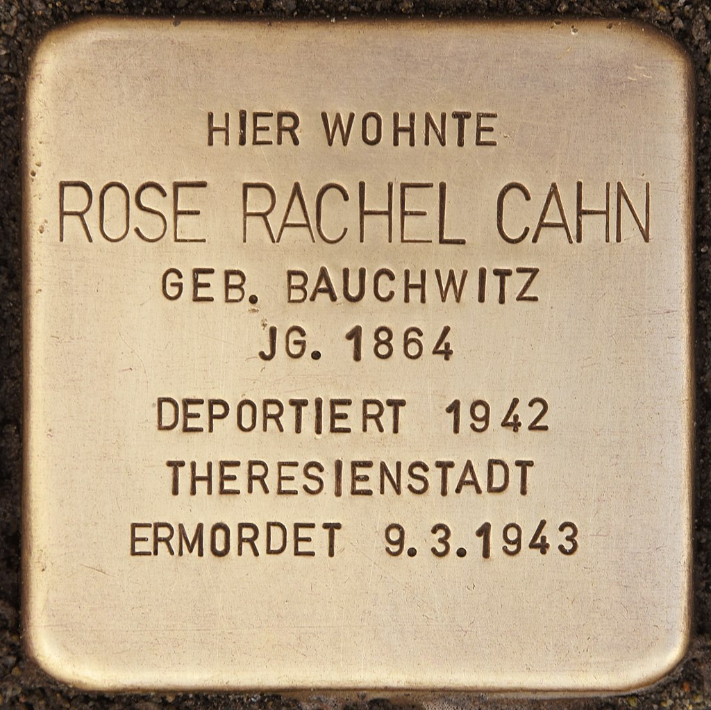 Stolperstein für Rose Rachel Cahn (Luckenwalde).jpg