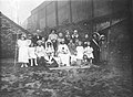 Students from the Sunderland School for the Blind, rehearsing their Nativity play (December 1924).jpg