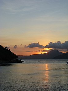 Sunset over Welcome Bay, Fitzroy Island