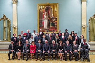 <span class="mw-page-title-main">Cabinet of Canada</span> Canadian body of ministers of the Crown