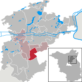 Poziția  Sydower Fließ pe harta districtului Barnim