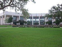 The Clayton W. Williams, Jr., Alumni Center is the home of The Association of Former Students. TAMU FormerStudents1.JPG