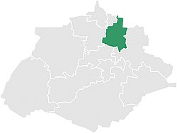Localização do município em Aguascalientes