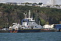 Le Thalassa, navire océanographique de l'IFREMER, dans le port de Brest 2