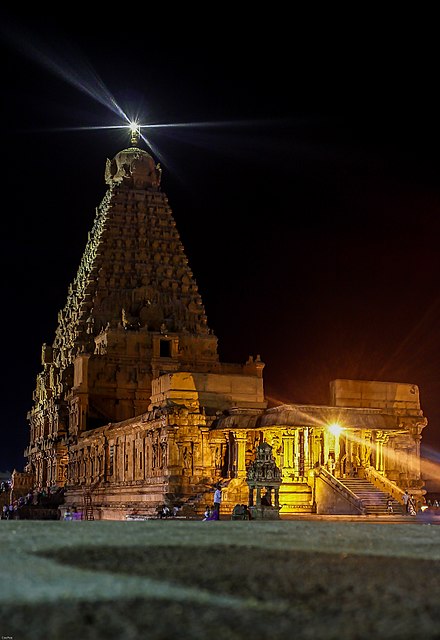 Brihadisvara Temple, Thanjavur constructed by Rajendra Chola.